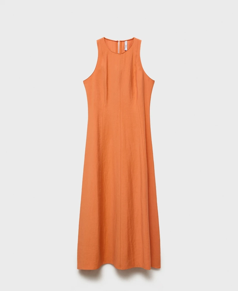Mango Women's Flared Midi-Dress
