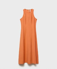 Mango Women's Flared Midi-Dress