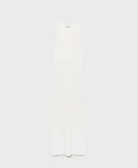 Mango Women's Halter-Neck Knitted Dress