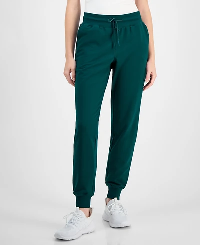 Id Ideology Women's Relaxed High-Rise Fleece Joggers, Macy's Exclusive