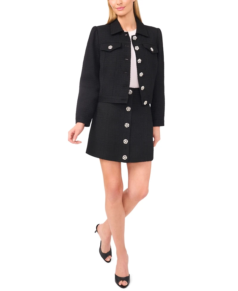 CeCe Women's Puff Long-Sleeve Jacket