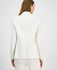 Anne Klein Women's Embellished One-Button Jacket
