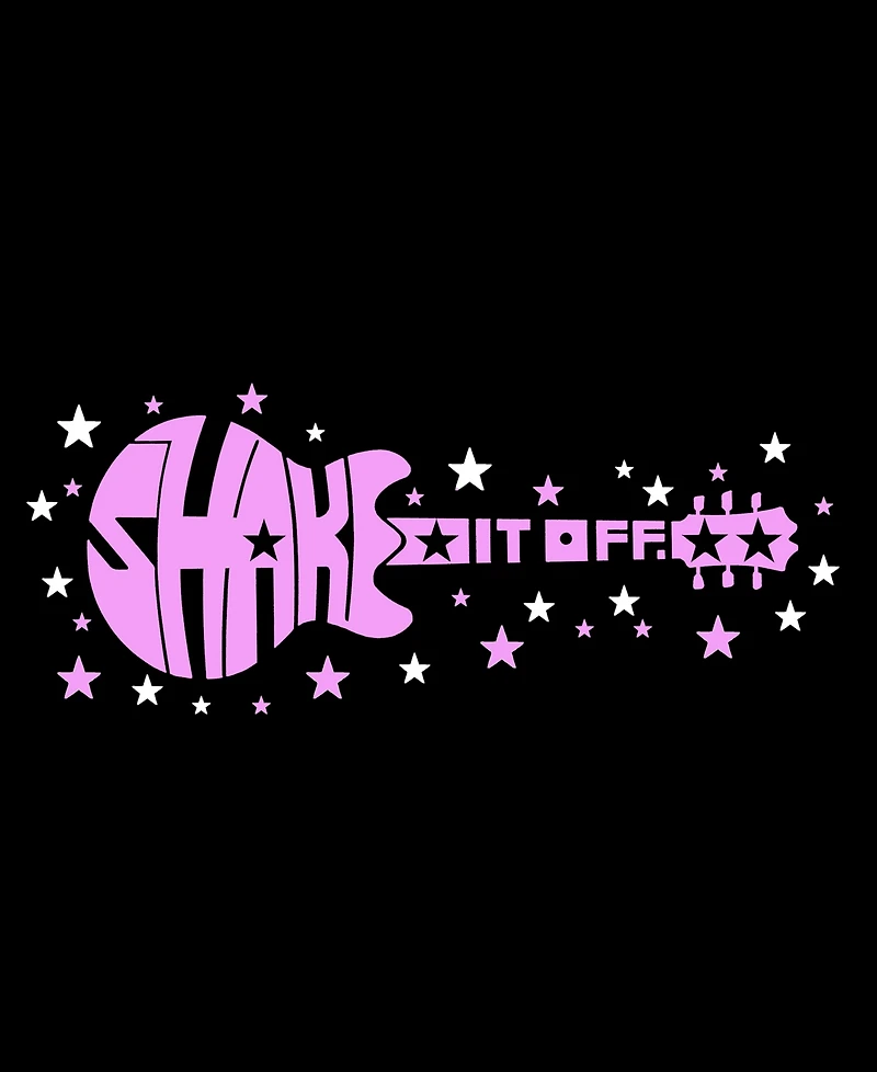 La Pop Art Plus Shake It Off Word T-Shirt