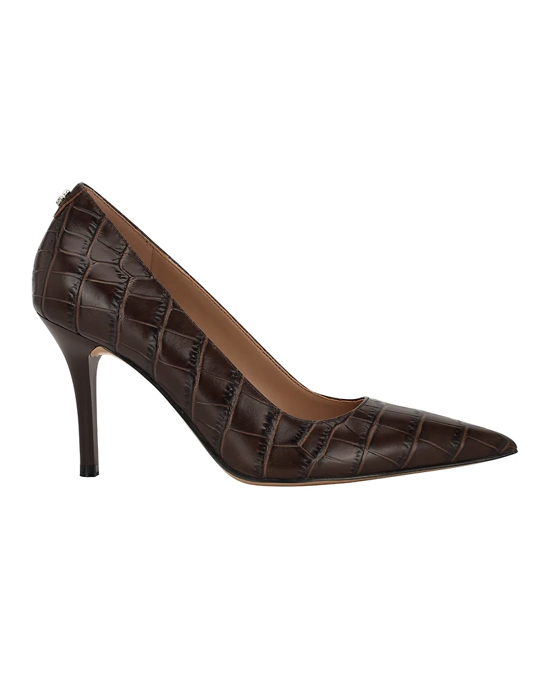 Guess Women's Prindy Square Topline Pointed Toe Pumps