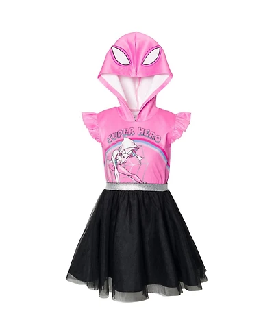 Marvel Spider-Man Spider-Gwen Mesh Cosplay Tulle Dress