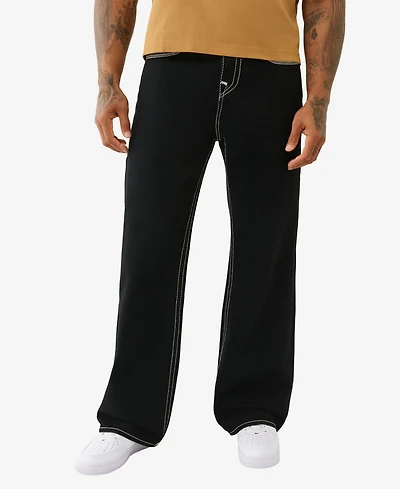 True Religion Men's Vinny Super Flatlock Flap Jeans