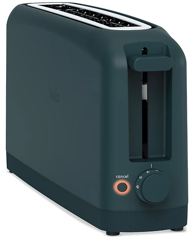 Bella 2-Slice Wide-Slot Slim Toaster, Forest Green