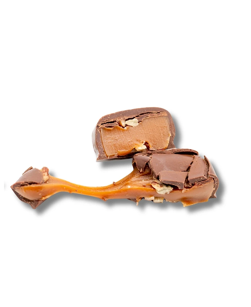 Bixby Chocolate Pecan Caramel Cutes Dark Chocolate, 18 Pieces