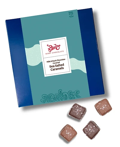 Bixby Chocolate Sea Salted Caramel Gift Box Dark & Milk Chocolate, 50 Pieces