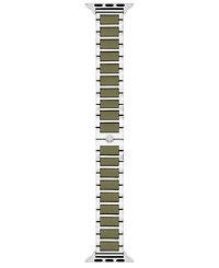 Tory Burch Women's The Kira Green Silicone & Stainless Steel Bracelet For Apple Watch 38mm-46mm