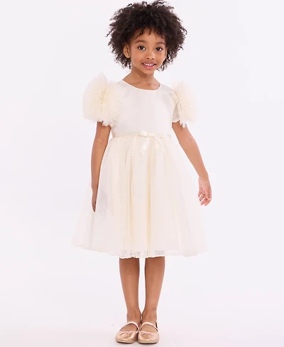 Bonnie Jean Toddler and Little Girls Puff Sleeved Party Dress