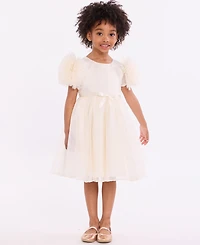Bonnie Jean Toddler and Little Girls Puff Sleeved Party Dress
