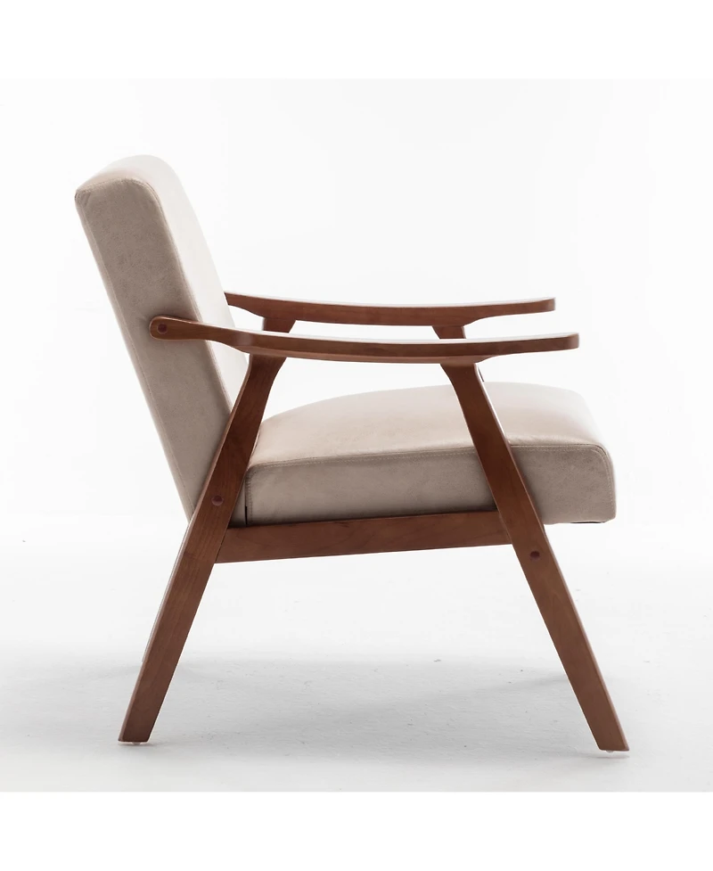 Casainc Mid-Century Modern Chair with Solid Wood Frame