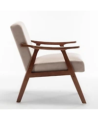 Casainc Mid-Century Modern Chair with Solid Wood Frame
