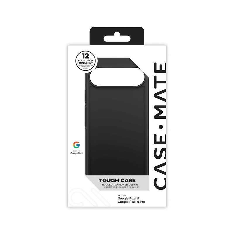 Case-Mate Tough Case for Google Pixel 9 / Pixel 9 Pro / Pixel 10 / Pixel 10 Pro-Black