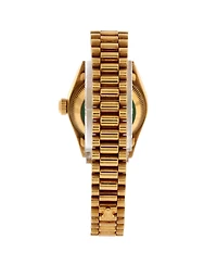 Pre-Owned Rolex Oyster Perpetual Datejust Automatic Watch in Gold with Diamond Markers 26mm