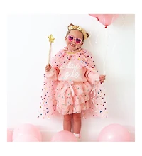 Sweet Wink Little and Big Girls Birthday Girl Sprinkle Knit Sweater