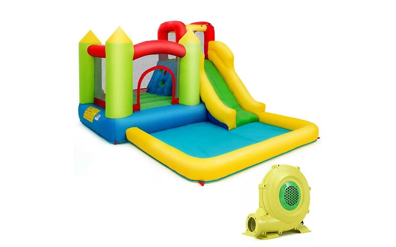 Outdoor Inflatable Bounce House with 480W Blower