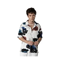 Campus Sutra Abstract Blob Oversized Shirt