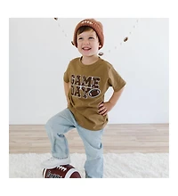 Sweet Wink Boys Football Lace Patch Beanie