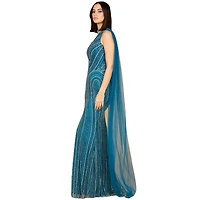 Lara Women's One Shoulder Fitted Gown
