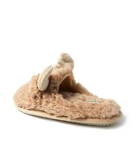 Dearfoams Women's Shay Holiday Christmas Reindeer Scuff Slipper