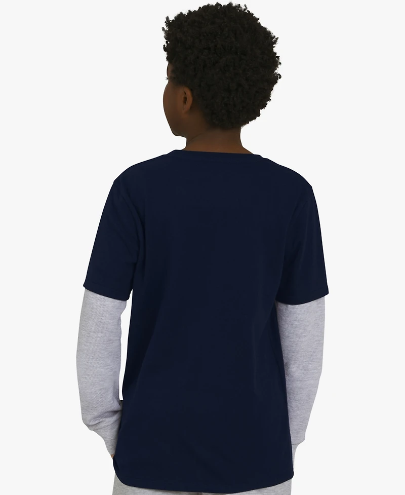 Champion Big Boys Layered-Look Graphic T-Shirt