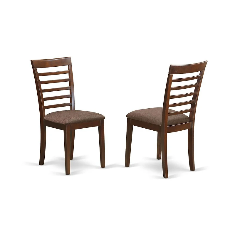 East West Furniture Dining Room Set Mahogany