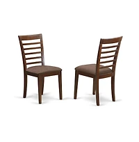 East West Furniture Dining Room Set Mahogany