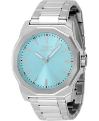 Invicta Mens 48912 Speedway Quartz 3 Hand Tiffany Blue Dial Watch