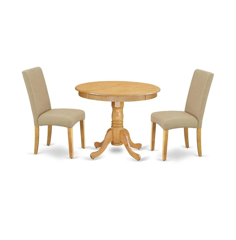 East West Furniture Dining Room Set Oak