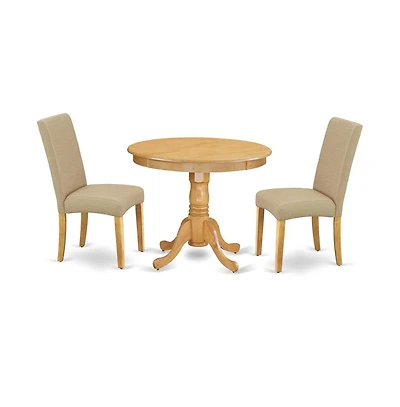 East West Furniture Dining Room Set Oak