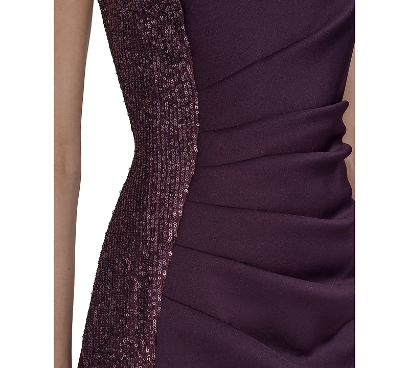 Eliza J Petite Social Velvet Dress