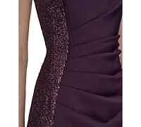 Eliza J Petite Social Velvet Dress