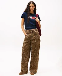 Tommy Jeans Women's Flag Logo T-Shirt