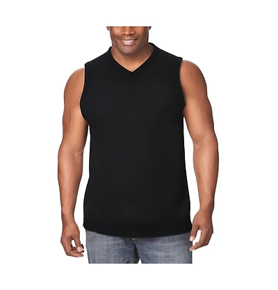 KingSize Men's Big & Tall Shaker Knit V-Neck Sweater Vest