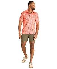 Chubbies Men's The Talk Of Tropics Performance Polo Shirt