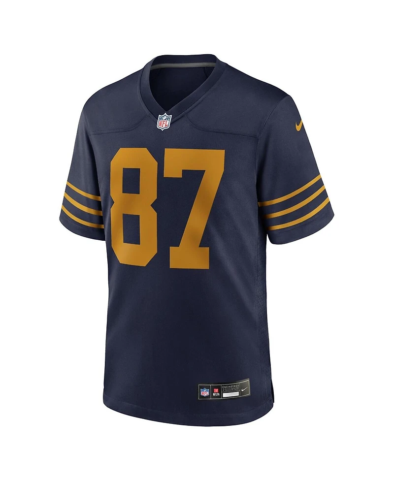 Nike Men's Romeo Doubs Navy Green Bay Packers The 1923 Classic Game Jersey