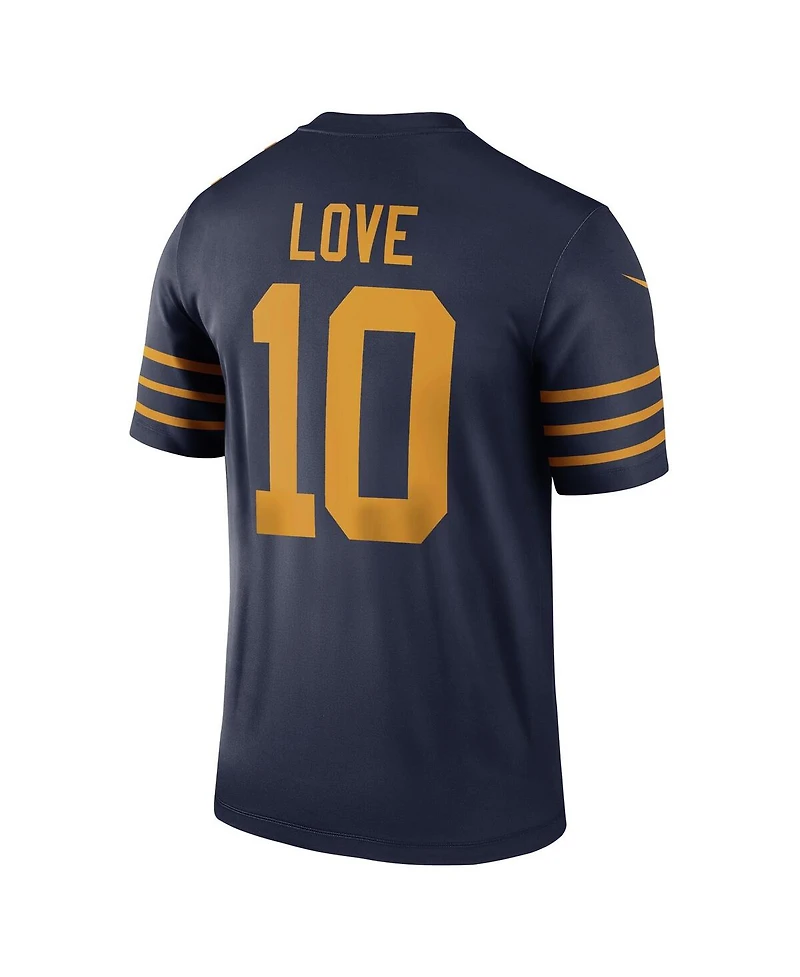 Nike Men's Jordan Love Navy Green Bay Packers The 1923 Classic Legend Player Dri-fit Jersey