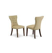 East West Furniture Dining Room Set Natural