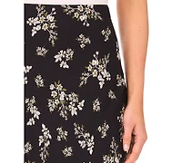 CeCe Women's Bias Midi Skirt