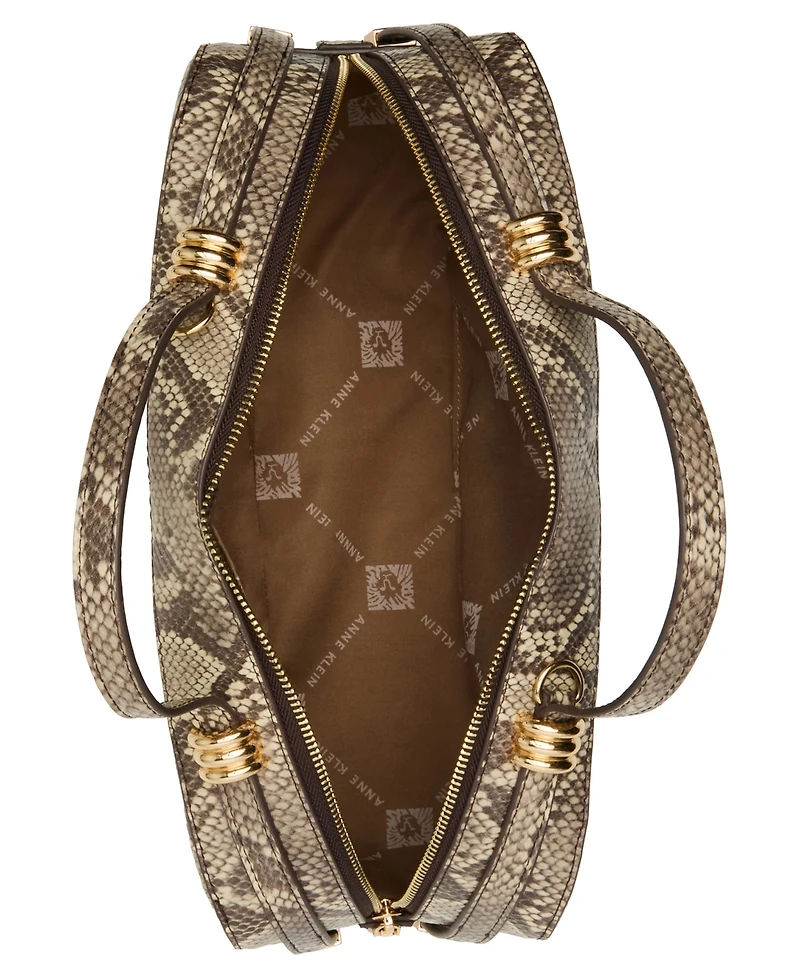 Anne Klein Double Handle Medium Satchel Bag