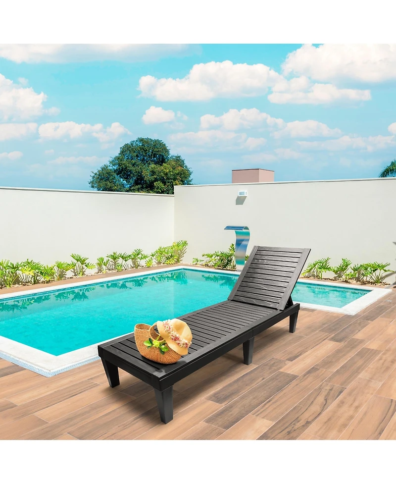 Sorbus Outdoor Chaise Lounge Chair