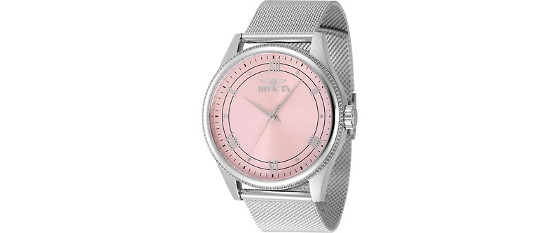 Invicta Men's 48485 Celestial Quartz 3 Hand Pink Dial Watch