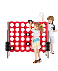 Akiudex 3.5 Feet Tall Jumbo 4-to-Score Giant Game Set with 42 Jumbo Rings