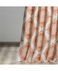 Half Price Drapes Henna Emblem Room Darkening Curtain