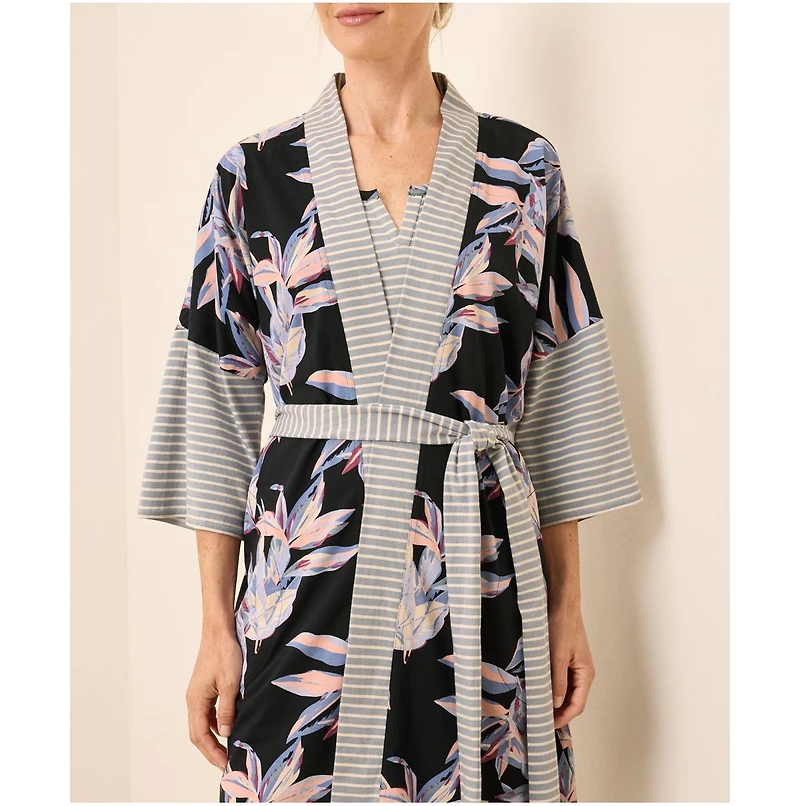 Pact Organic Cotton Staycation Short Robe