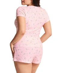 Adore Me Eloise Women's Plus-Size Short Pajama Set