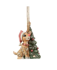 Jim Shore Woodland Rudolph with Tree Hanging Ornament