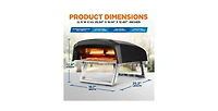 NutriChef Portable Gas-Fired Outdoor Pizza Oven Ncpizovn.5